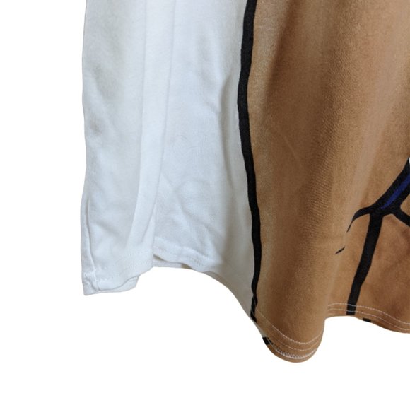 Vintage/Retro Body Dreams Bikini Body White T-Shirt Patriotic Flag Funny - Large - Picture 6 of 13